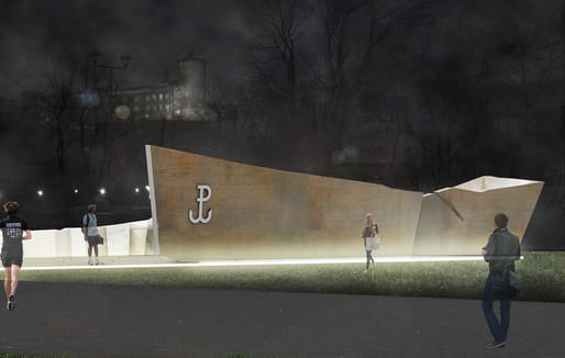 CSA’s “Ribbon of Memory” memorial in Krakow, Poland being built to ...