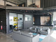 A 2-Story Office Built with Shipping Containers by RoxBox
