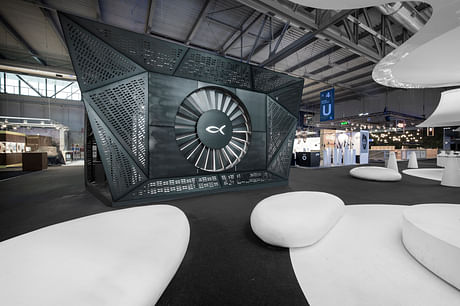 Blackfin Stand at Mido 2015 - designed by anidride\design studio - won the BESTAND award 2015