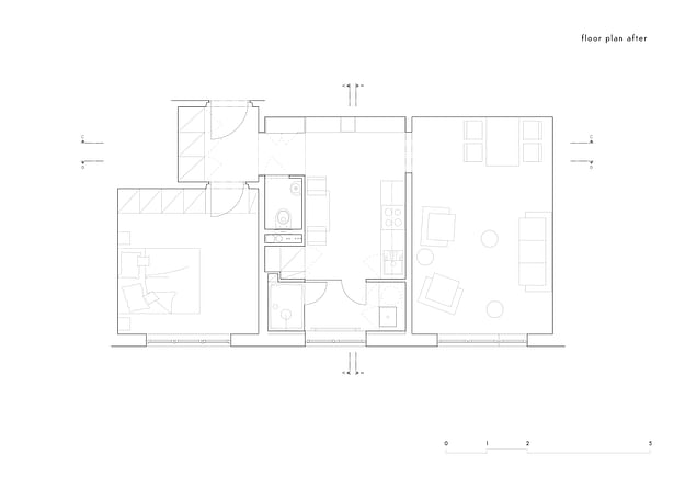 floor plan after henkai architekti