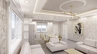 Abu Dhabi, UAE - Living Room Design & Project (Interior Design) Version 1