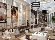 Hotel restaurant interior design in Oman