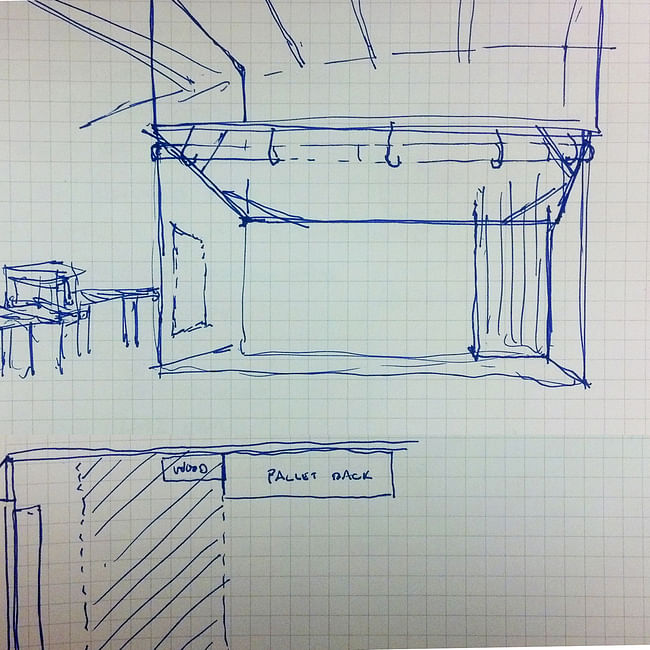 Sketch of proposed Clean Room