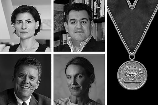 The 2021 RAIC Honorary Fellows (clockwise from top left): Amale Andraos, Mouzhan Majidi, Tatiana Bilbao, and Thomas Vonier. Image courtesy of RAIC.