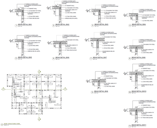 Roof Structural Plan