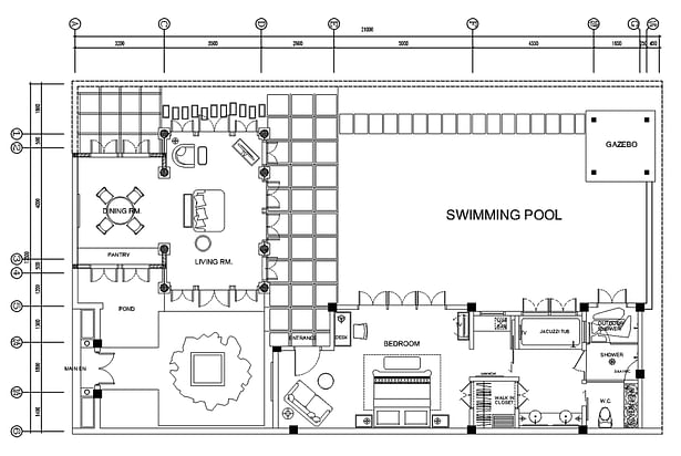 Pool Villa plan
