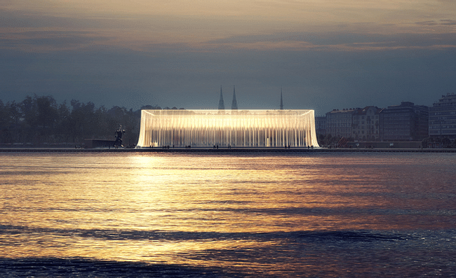 Asif Khan: Guggenheim Helsinki, Finland, 2015; Image courtesy Asif Khan.