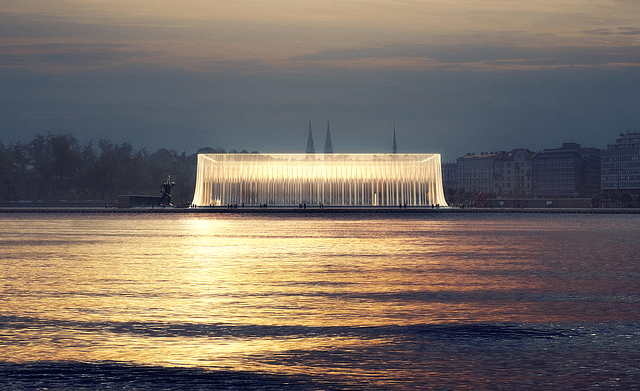 Asif Khan: Guggenheim Helsinki, Finland, 2015; Image courtesy Asif Khan.