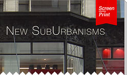 Screen/Print #18: "New SubUrbanisms" by Judith K. De Jong