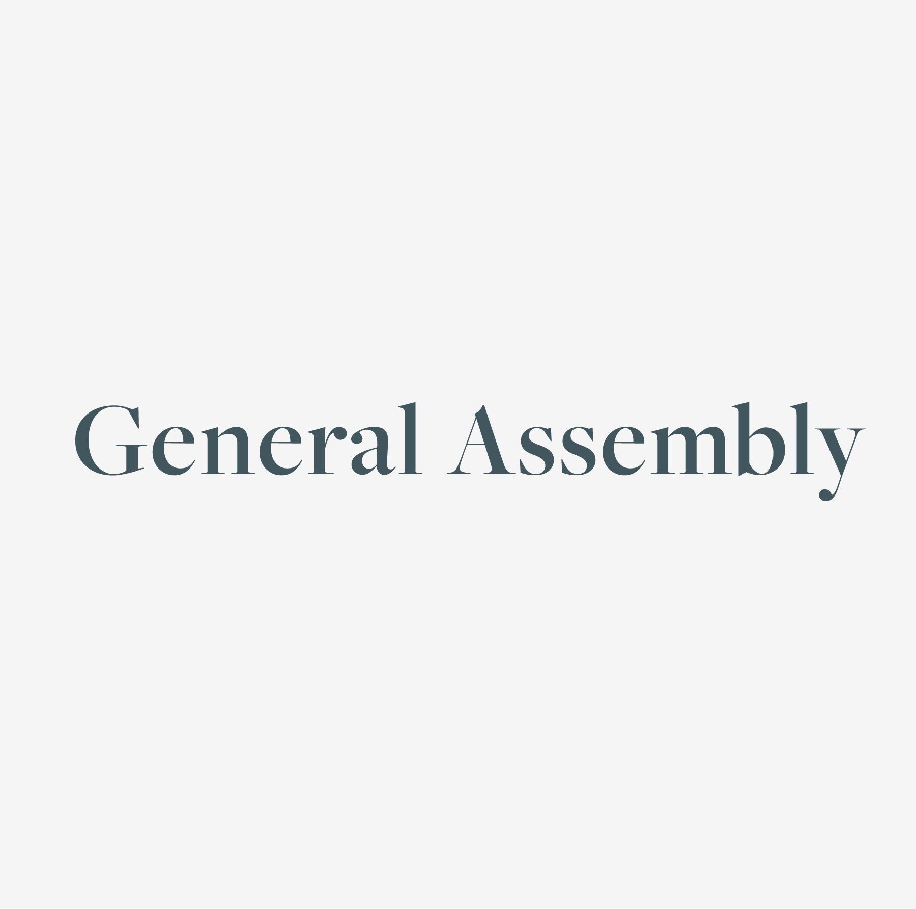 General Assembly