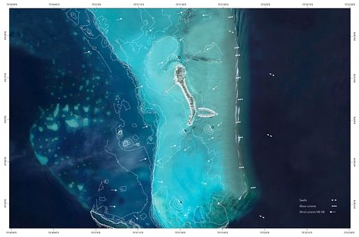 Satellite image of Growing Islands site. Image still courtesy of MIT/Self-Assembly Lab. 