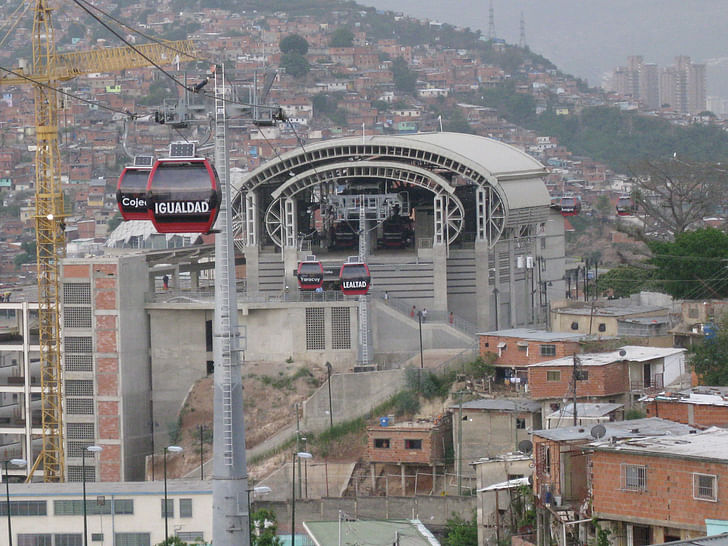 Metro Cable in San Agustin, Caracas (Venezuela)