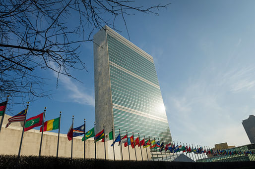 Photo of the United Nations headquarters complex in New York City. Photo courtesy of Flickr user UN Photo / Rick Bajornas.