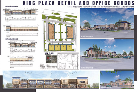 King Plaza Retail Facility & Office Condos at Little Elm, Texas