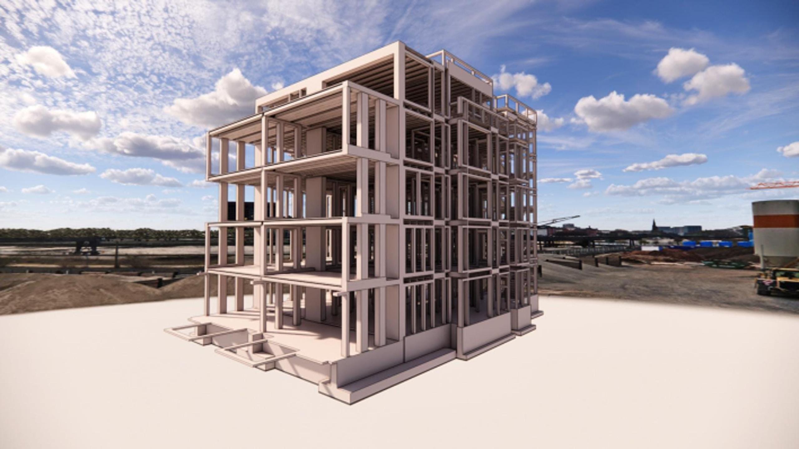 BIM Simulation - Dunas | Structure | Marcelo Molina | Archinect