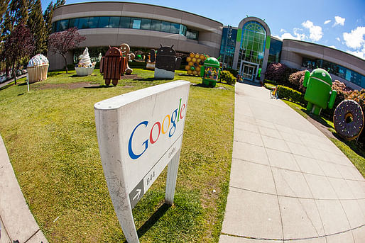 2014 photo of the Android Garden at the Google headquarters in Mountain View. Photo: Anthony Quintano.