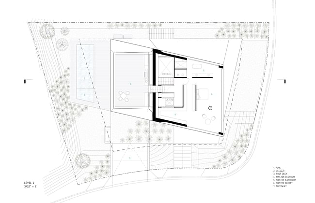 Second floor plan. Image credit: Arshia Architects