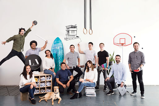 Team photo of <a href="https://archinect.com/laneyla">Laney LA</a>, an architecture firm doing a great job at expressing their culture online