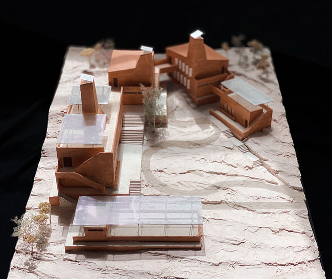 model of new Startup Lions campus © Kéré Architecture