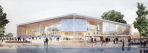 Rendering of the planned Museum der Moderne Berlin. Image: Herzog & de Meuron.