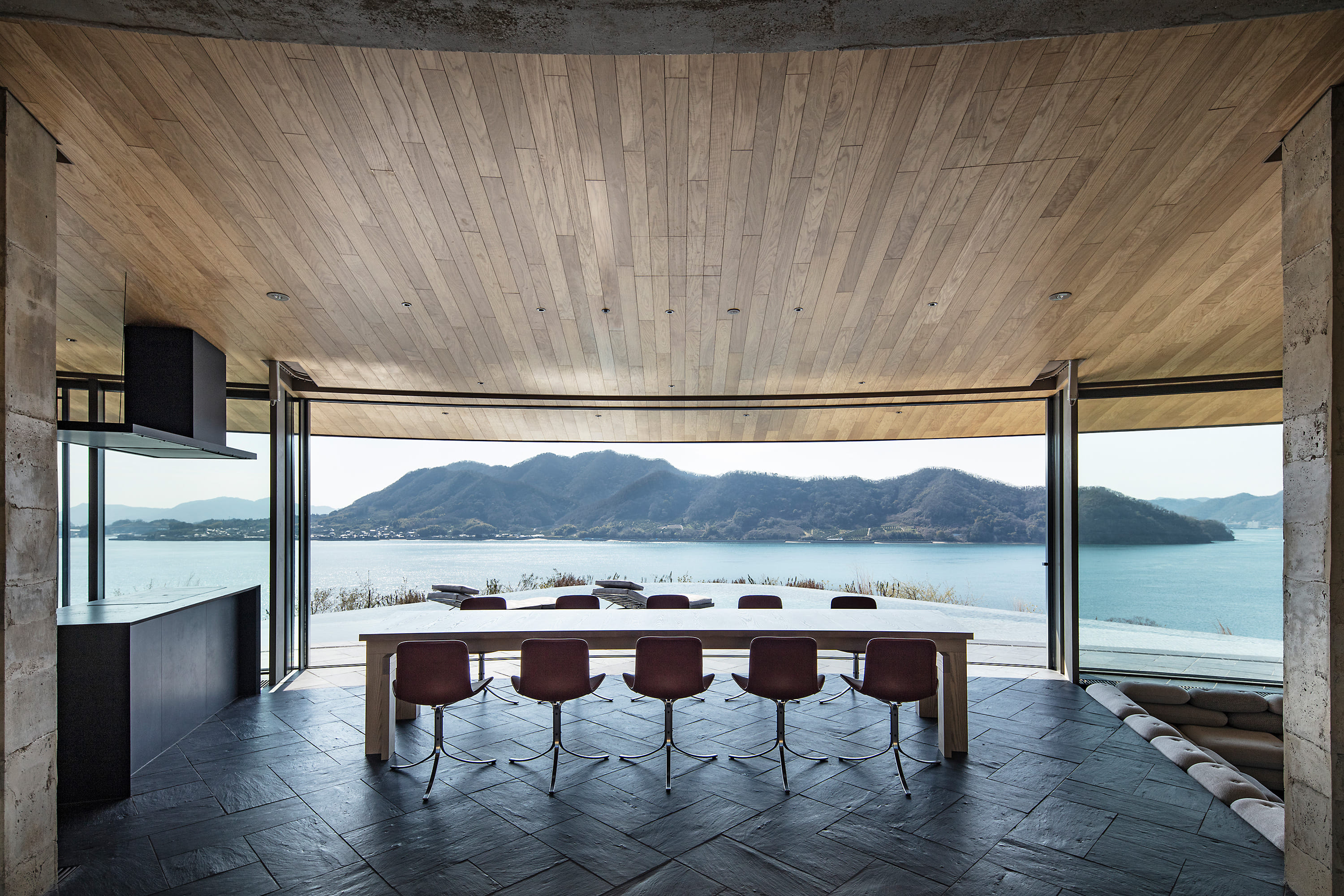 Island vistas and rammed earth star in BIG's Japanese NOT A HOTEL