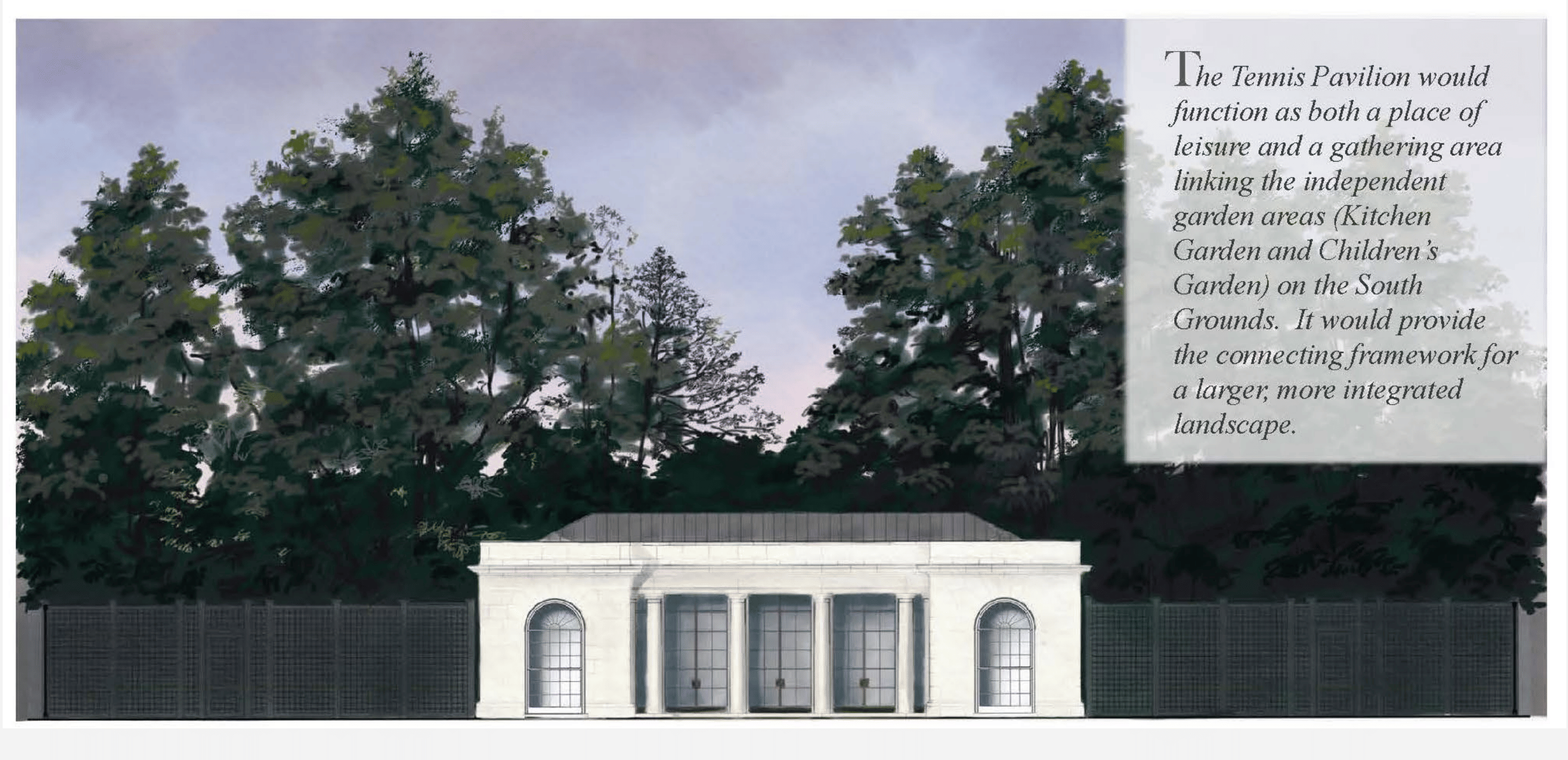Melania Trump is building a classically inspired tennis pavilion on the(02)