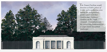 Melania Trump is building a classically inspired tennis pavilion on the White House lawn