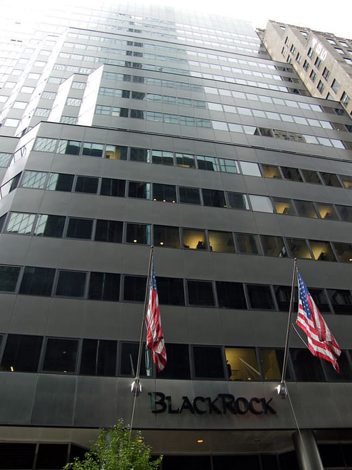 Photo of BlackRock's Manhattan Headquarters in the Park Avenue Plaza tower. Image courtesy of Wikimedia user Americasroof.