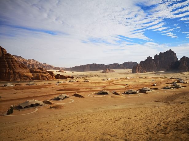 Saudi Arabia, Al-ULA, desert camp