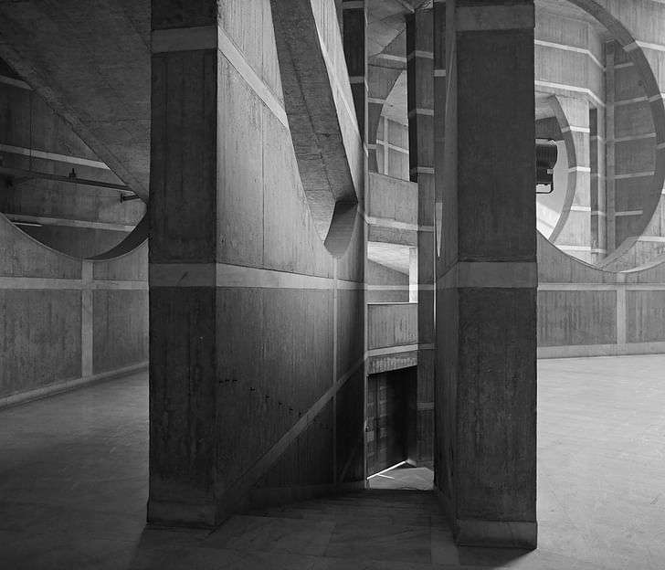 National Assembly Building of Bangladesh by Louis Kahn. Courtesy of Scott Benedict.