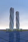 Twisted Building and towers 2020 by Waleed Karajah 