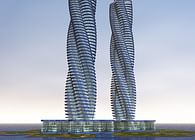 Twisted Building and towers 2020 by Waleed Karajah 