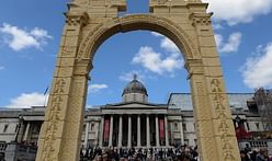 Recreation of Palmyra's Arch of Triumph presented in Trafalgar Square 
