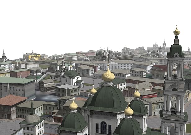 3D model: city of XIX century