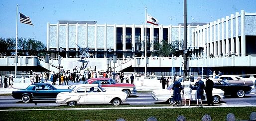 The Los Angeles County Museum of Art on Wilshire Boulevard in 1965. (Photo: George Garrigues; Image via Wikipedia)