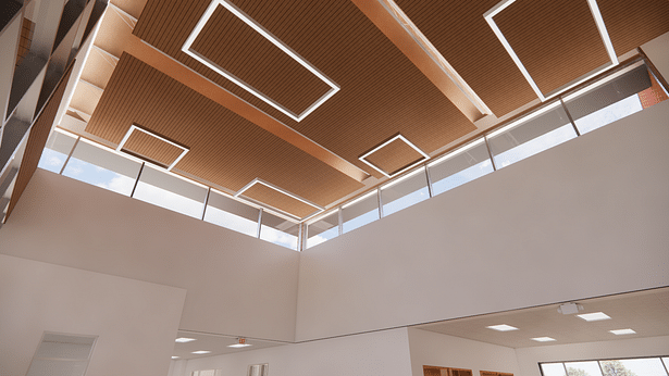 Main Lobby Ceiling and Lighting Fixture Study - 2