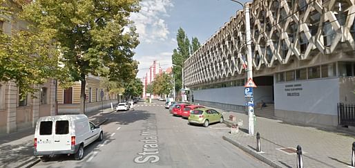 Google Maps image of Mihail Kogălniceanu Street in Cluj-Napoca, Romania. Image © Google.