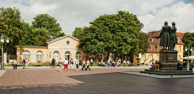 Photo of the current Bauhaus Museum at Theater Square (Photo: Jens Hauspurg © Klassik Stiftung Weimar)