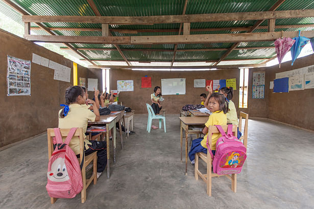 classroom in use