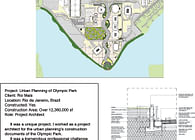 Urban Planning of Olympic Park 