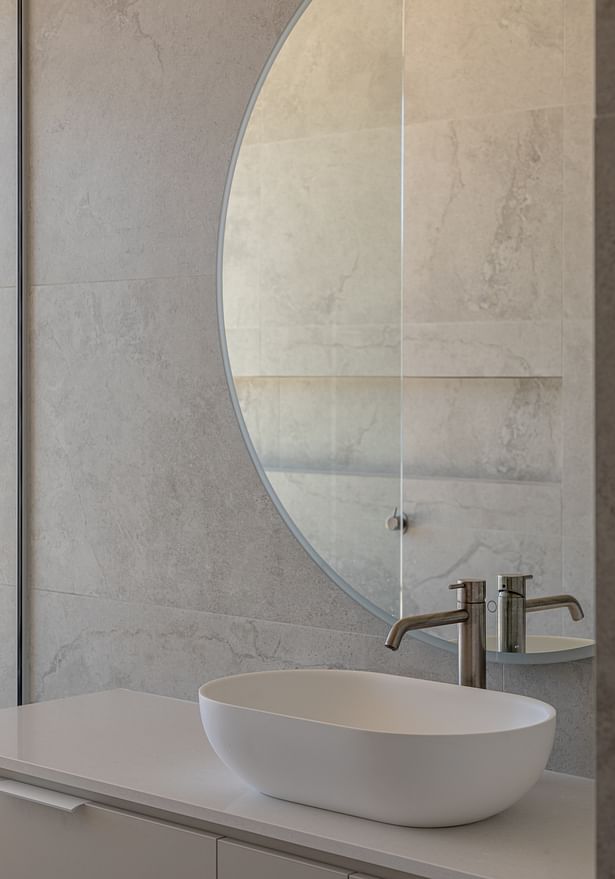 Lake Hayes Home, Queenstown, by Ben Hudson Architects - bathroom detail