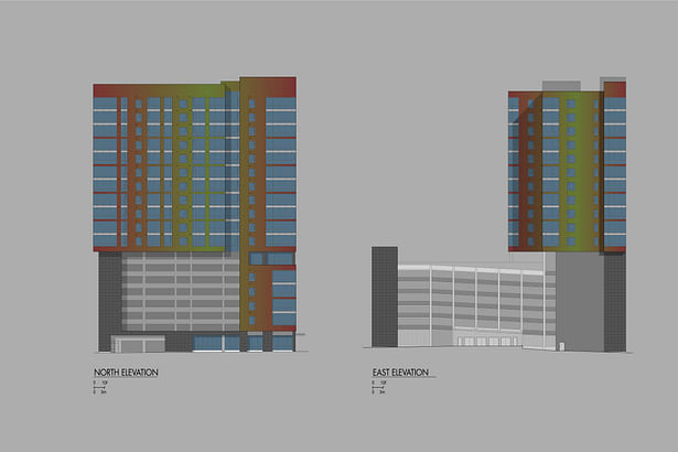 North and East Elevations