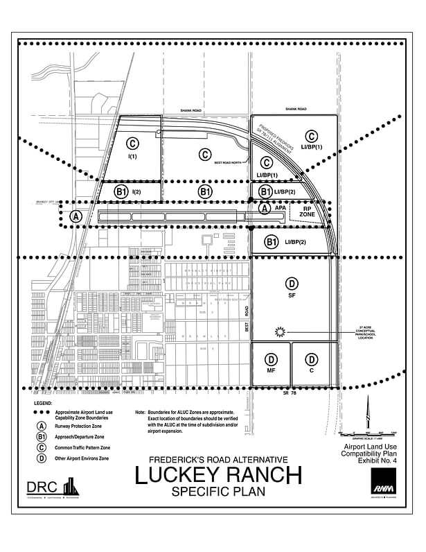 Luckey Ranch Specific Plan - Airport Land Use Compatibility Plan