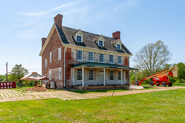 This Maryland mansion was built in 1705, and is currently being restored by a team of experts. 