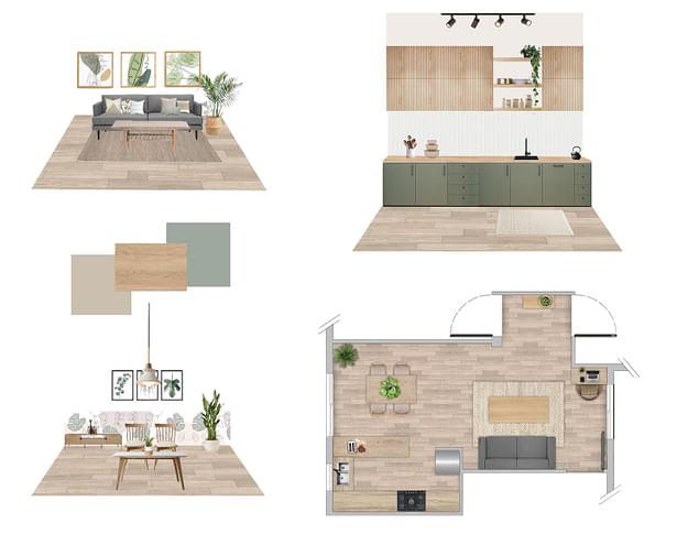 Moodboard & Floor Layout