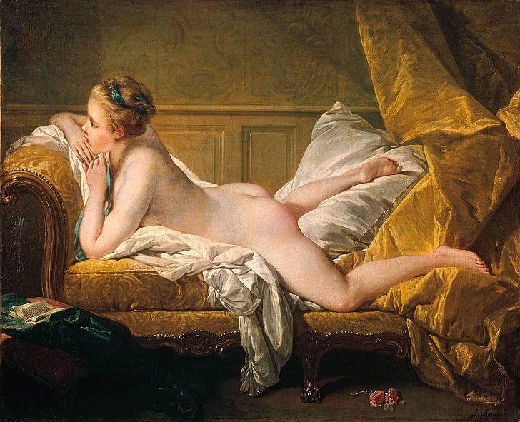 François Boucher, Louise O'Murphy c. 1752.