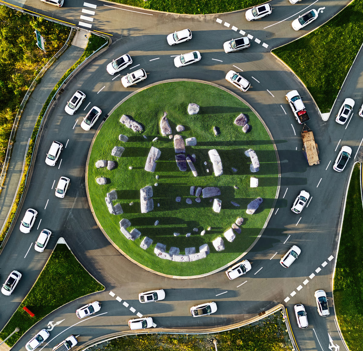 Bucharest Roundabouts The Stonehenge Roundabouts | michael jantzen | Archinect