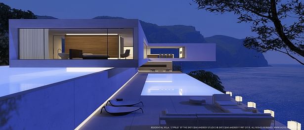 `Villa Cyprus`By The Svetozar Andreev Studio. © Svetozar Andreev, 1997-2019,. All Rights Reseved