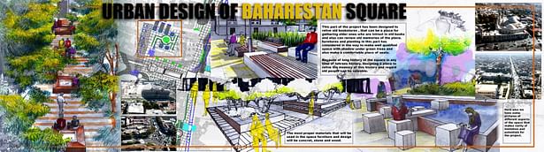 Competition in designing of an urban space which I won 3rd prize