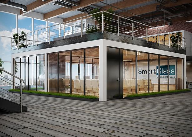 3d visualization of High Tech Office